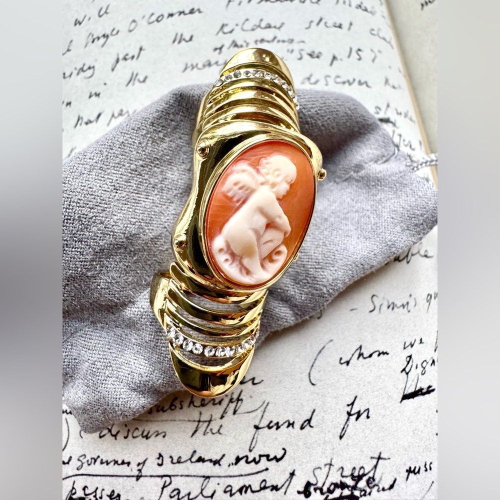 SALE! Amedeo cameo ring (articulated ring) - Picture 4 of 4